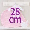 Tenue pour poupée Así 28 cm - Pyjama de lune endormie en rose pour poupée Gordi
