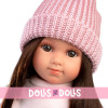 Poupée Llorens 35 cm - Sara avec un ensemble rose pâle
