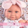 Poupée Llorens 40 cm - Tina nouveau-né avec sachet rose
