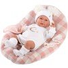 Poupée Llorens 40 cm - Nouveau-né Mimi crybaby avec broderie de la lune