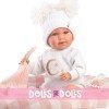 Poupée Llorens 40 cm - Nouveau-né Mimi crybaby avec broderie de la lune