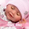 Poupée Llorens 42 cm - Nouveau-né Heidi crybaby en pyjama de l'espace