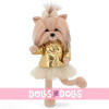 Poupée Lucky Doggy 37 cm - Lucky Yoyo - Veste dorée
