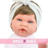 Poupée Marina & Pau 45 cm - Reborn Ane Vichy Flower