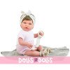 Poupée Marina & Pau 45 cm - Reborn Ane Vichy Flower