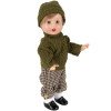 Poupée Mini Juanín Pérez 21 cm - Avec pull vert et bonnet