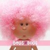 Poupée Nines d'Onil 23 cm - Little Mia aux cheveux bouclés roses - Sans vêtements