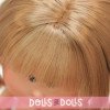 Poupée Nines d'Onil 23 cm - Little Mia aux cheveux blonds raides avec franges - Sans vêtements
