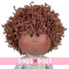 Poupée Nines d'Onil 23 cm - Little Mio aux cheveux bruns laineux