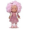 Poupée Nines d'Onil 23 cm - Little Pippa aux cheveux roses laineux