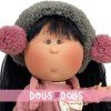 Poupée Nines d'Onil 30 cm - Mia asiatique aux cheveux raides et tenue rose