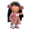 Poupée Nines d'Onil 30 cm - Mia asiatique aux cheveux raides et tenue rose