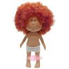 Poupée Nines d'Onil 30 cm - Mia rousse aux cheveux bouclés - Sans vêtements