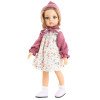 Poupée Paola Reina 32 cm - Las Amigas - Carla avec robe à fleurs et capuche rose