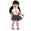 Poupée Paola Reina 32 cm - Las Amigas - Caya avec un t-shirt lapin et une jupe en jean