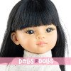 Poupée Paola Reina 32 cm - Las Amigas - Liu en pull blanc et jupe fleurie bleue