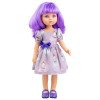 Poupée Paola Reina 32 cm - Las Amigas Funky - Kechu avec robe lilas à imprimé poupées