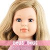 Poupée Paola Reina 60 cm - Las Reinas - Alma avec un pull rose et une jupe fleurie