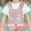 Poupée Reina del Norte 32 cm - Elina en combinaison de denim rose