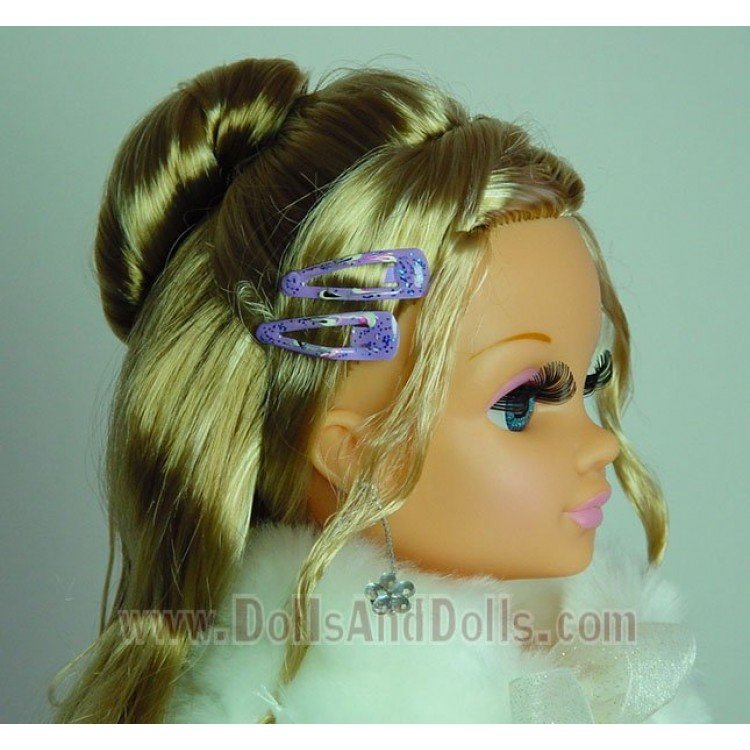 Ensemble de pinces à cheveux colorées (dix unités)