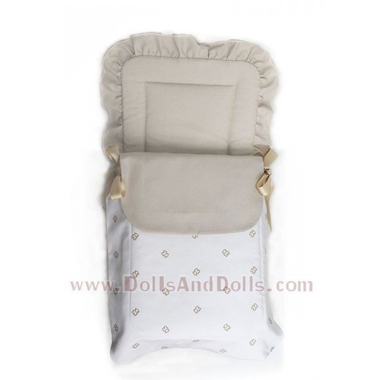 Saco ositos bordados Nuez cochecito Arrue y Bebelux