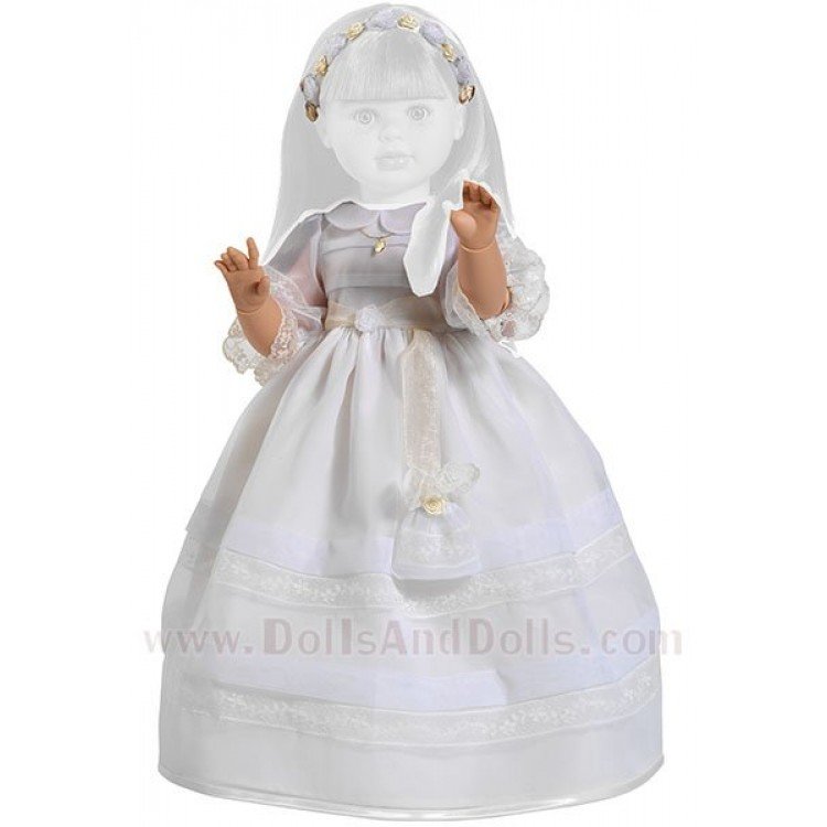 Las Reinas - Lidia communion cheveux vers le bas