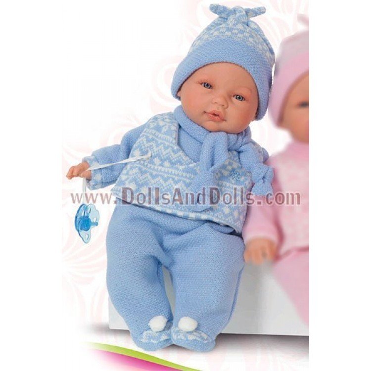 Poupée Antonio Juan - Bimbo avec costume de nuit bleu