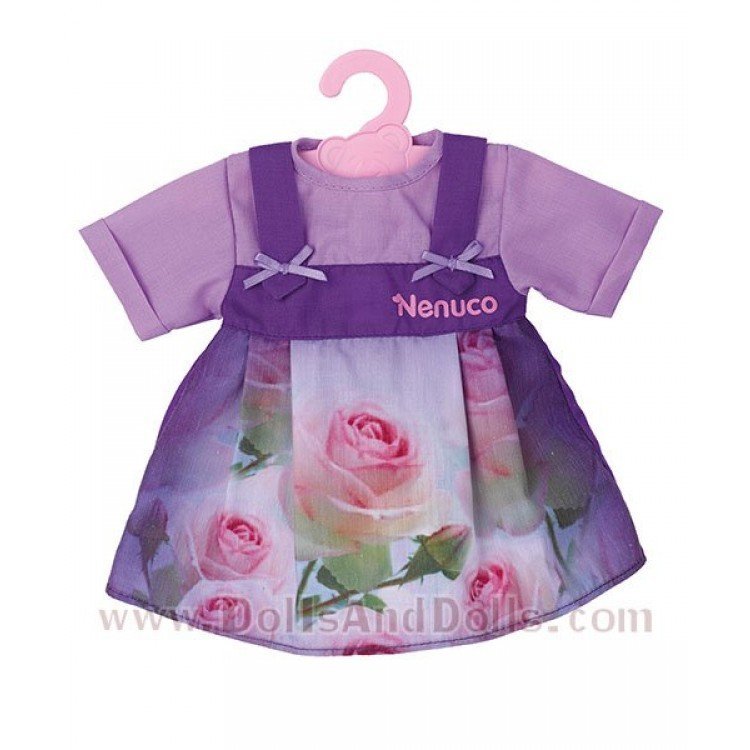 Vestido con perchita Nenuco - Flores - Lila