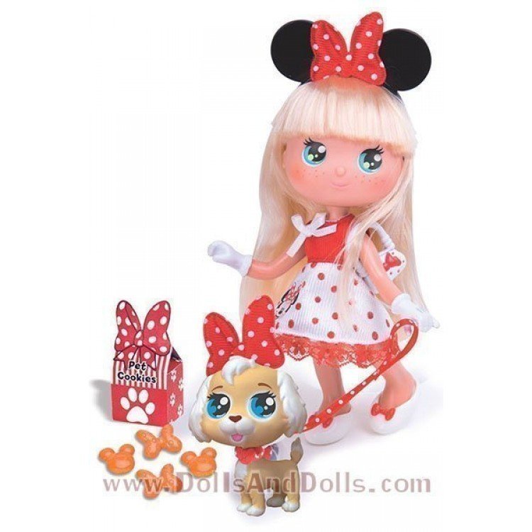 ILM Muñeca rubia con mascota