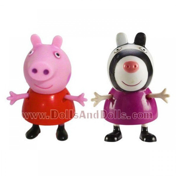 Figurines Peppa Pig et Zoe Zebra