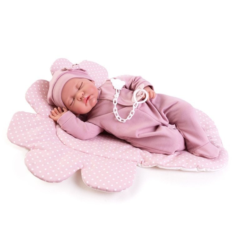 Poupée Antonio Juan 42 cm - Le nouveau-né Luna fait de beaux rêves avec des ailes