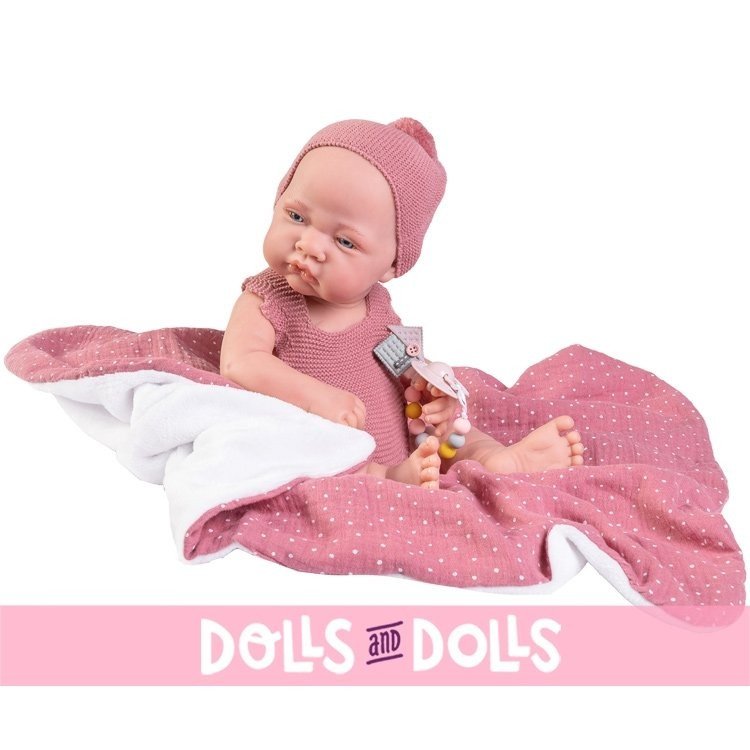 Poupée Antonio Juan 42 cm - Sweet Reborn Newborn Couple fille avec corps en vinyle