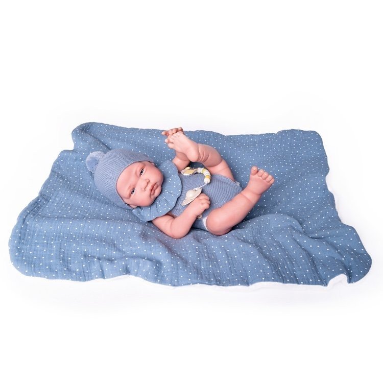 Poupée Antonio Juan 42 cm - Sweet Reborn Newborn Couple garçon avec corps en vinyle