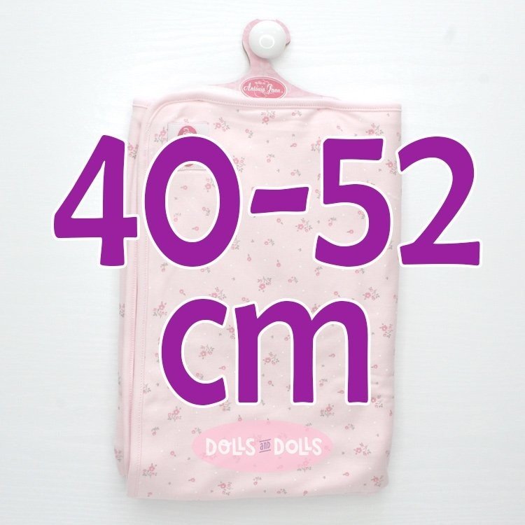 Accessoires pour poupée Antonio Juan 40-52 cm - Châle rose à fleurs