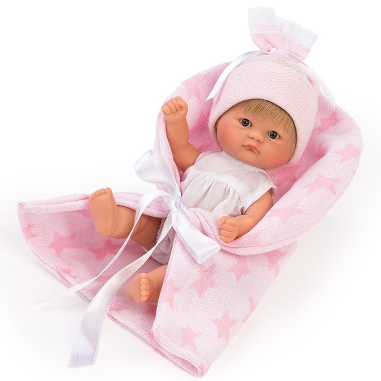 Poupée Así 20 cm - Bomboncín avec couverture étoile rose