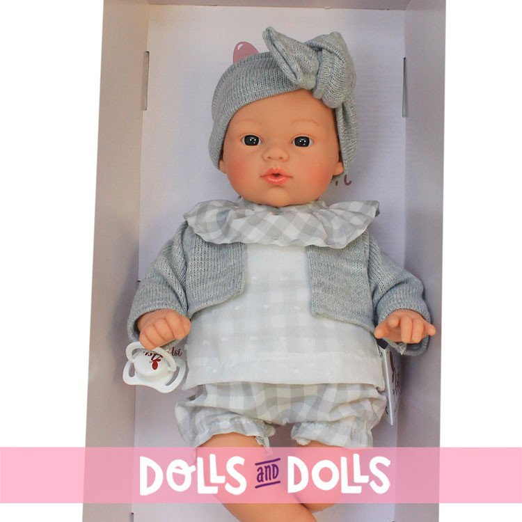 Poupée Así 36 cm - Koke avec ensemble pololo et veste grise