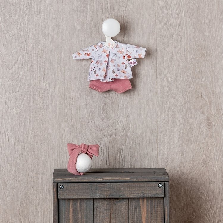 Tenue pour poupée Así 20 cm - Chemise escargot avec short et bandeau rose pour poupée Bomboncín