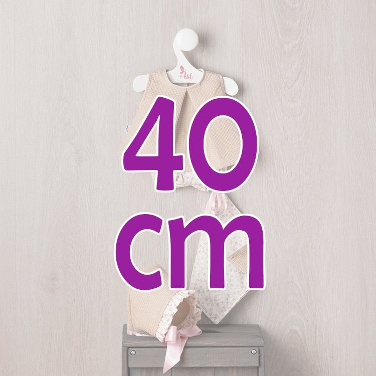 Tenue pour poupée Así 40 cm - Ensemble fleur de lys pour poupée Matti