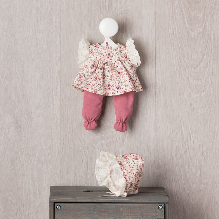 Tenue pour poupée Así 25 cm - Ensemble fleurs roses pour poupée Max