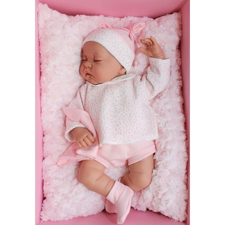 Couché Luna rosa bolitas