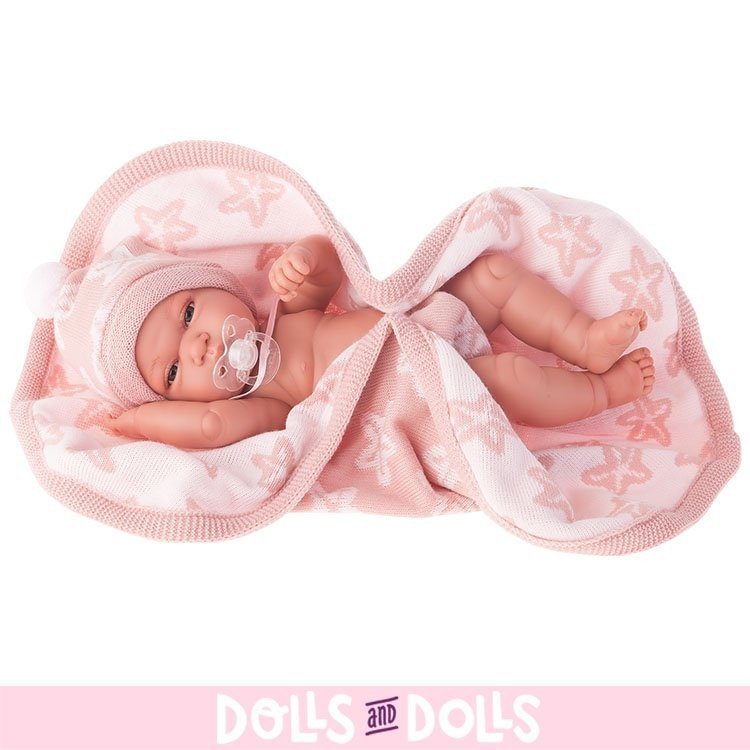 Poupée Antonio Juan 33 cm - Couverture bébé Toneta fille