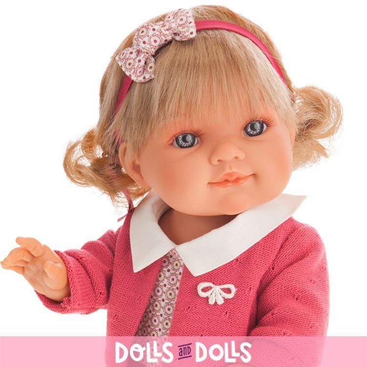 Poupée Antonio Juan 38 cm - Farita avec veste fuchsia