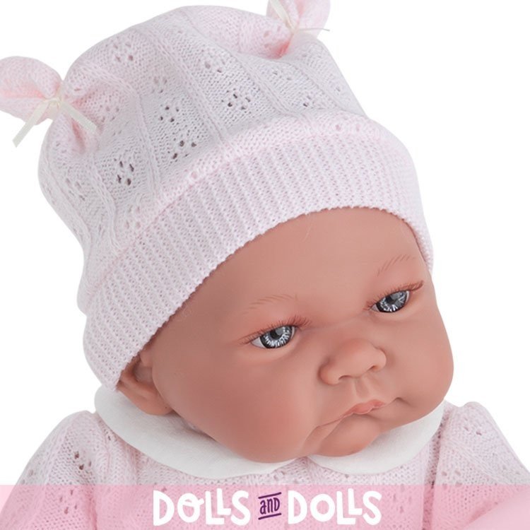 Poupée Antonio Juan 40 cm - Laine rose Nica