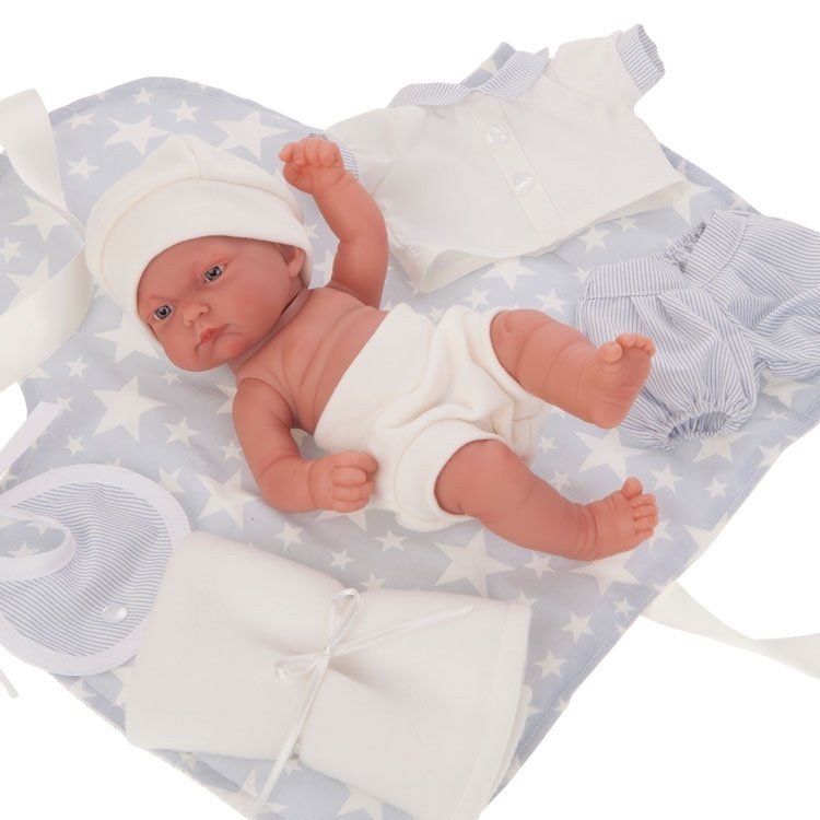 Poupée Antonio Juan 26 cm - Pitu real boy avec table à langer