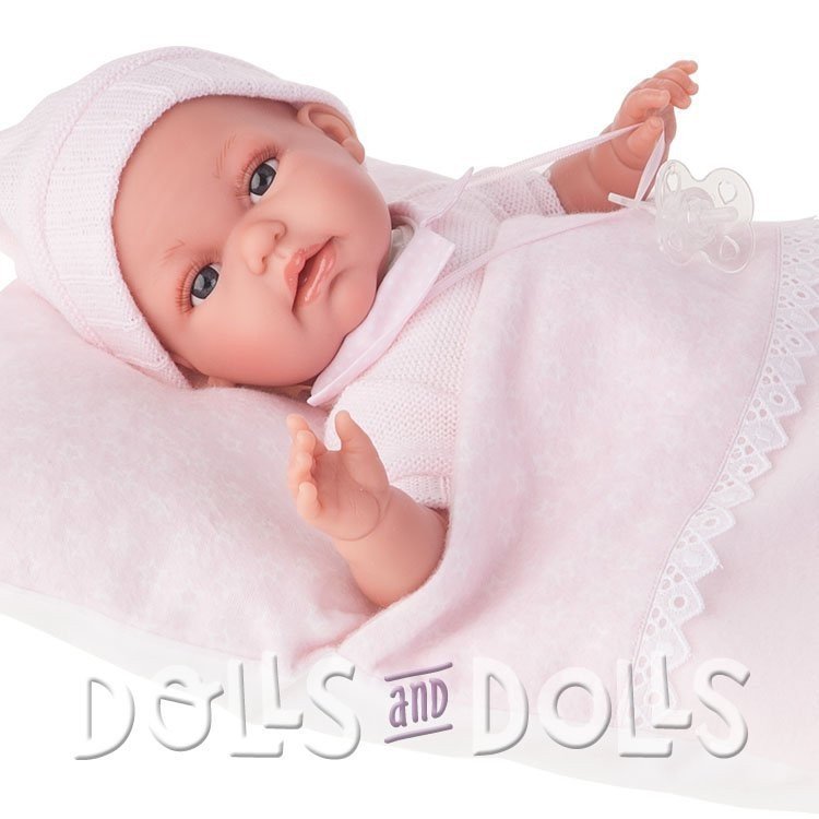 Poupée Antonio Juan 34 cm - Toneta avec oreiller sac de couchage