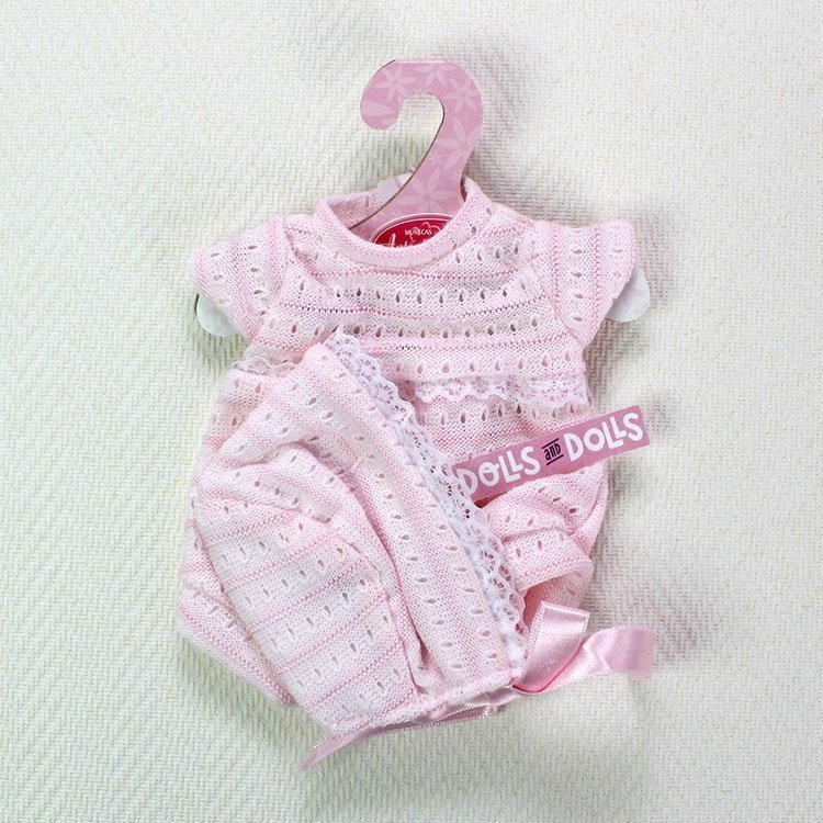 Tenue de poupée Antonio Juan 33-34 cm - Barboteuse rose avec chapeau