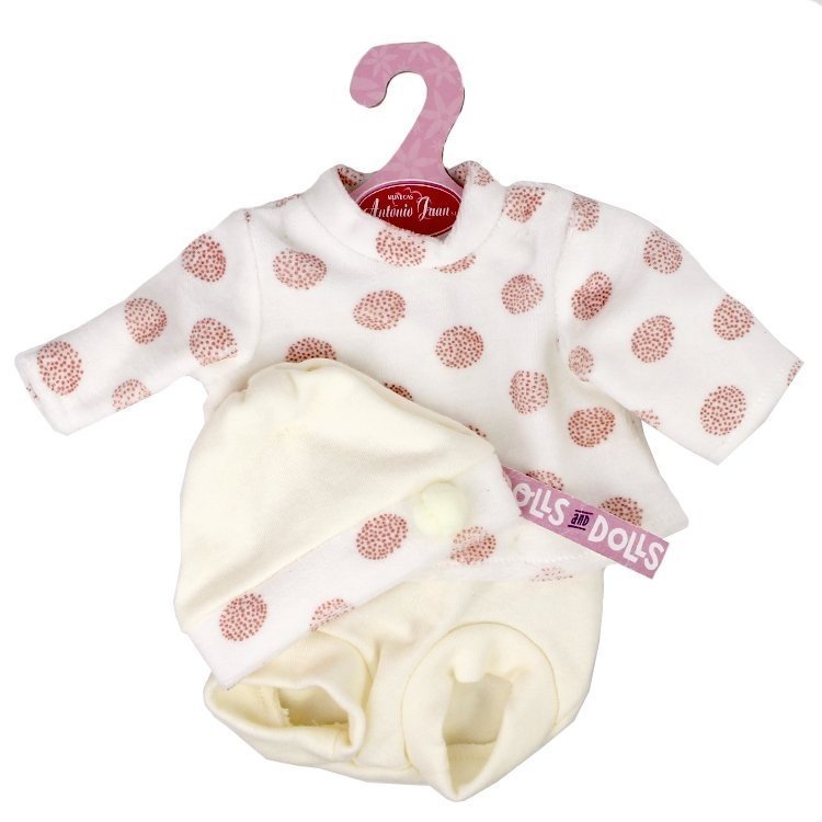 Tenue de poupée Antonio Juan 33-34 cm - Tenue imprimée avec chapeau