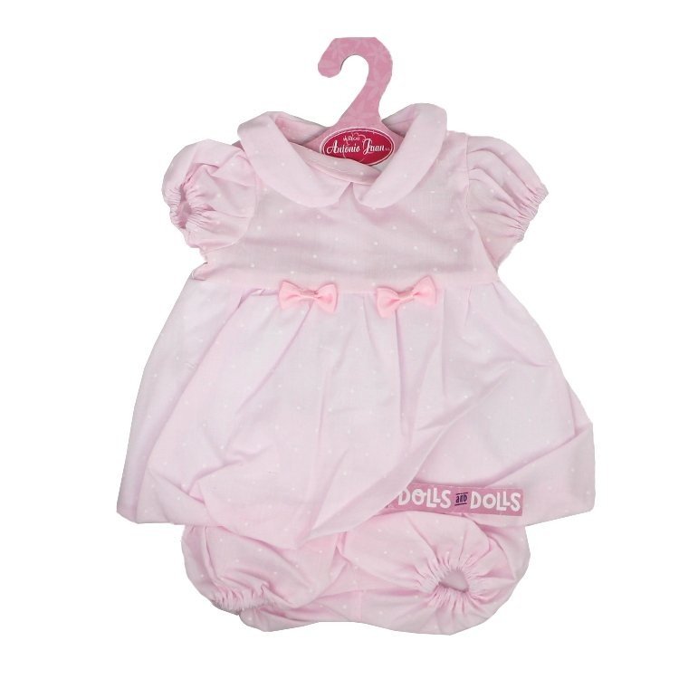 Tenue de poupée Antonio Juan 40-42 cm - Robe rose à pois