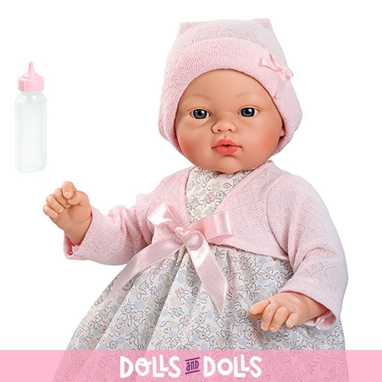 Poupée Así 36 cm - Koke avec robe à fleurs et veste rose