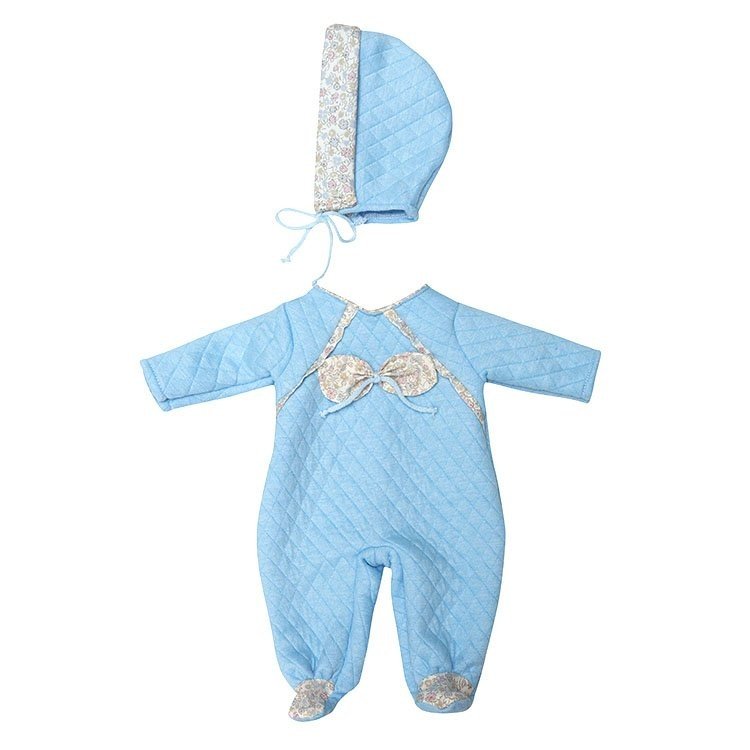 Tenue pour poupée Así - Habit de neige bleu clair pour poupée Pablo 43 cm